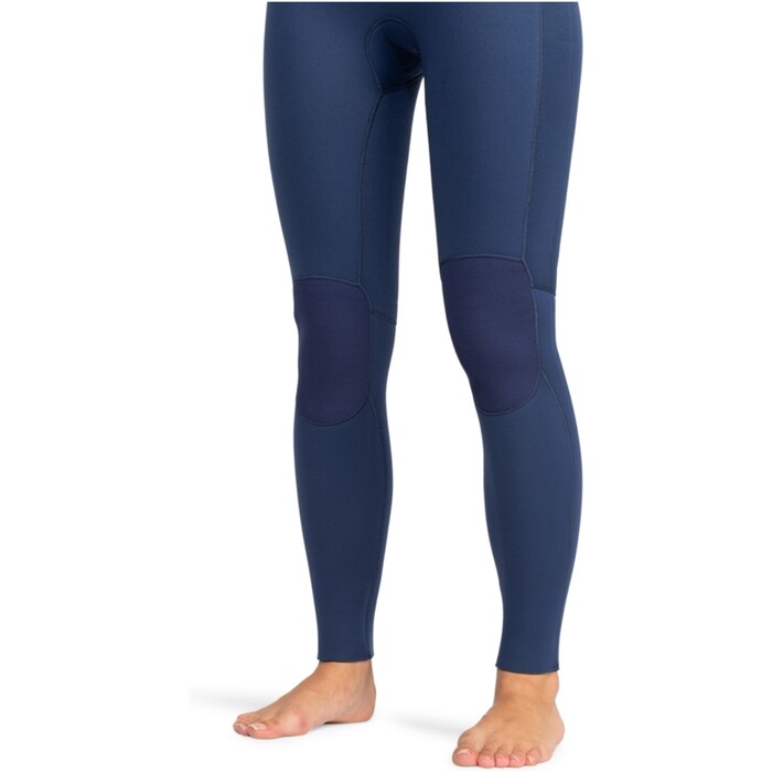 2024 Roxy Frauen Prologue 4/3mm Rckenreiverschluss Neoprenanzug ERJW103167 - Dark Denim